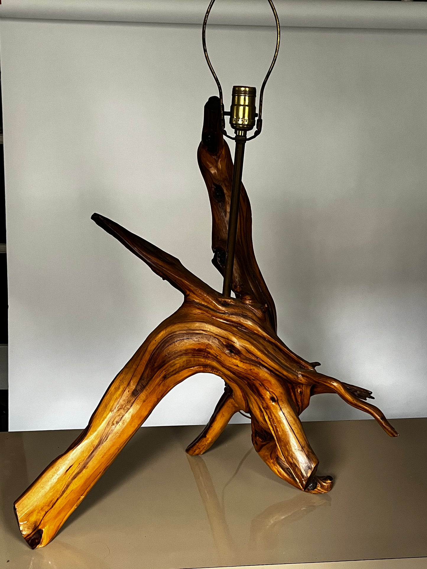 MCM Vintage Driftwood Lamp