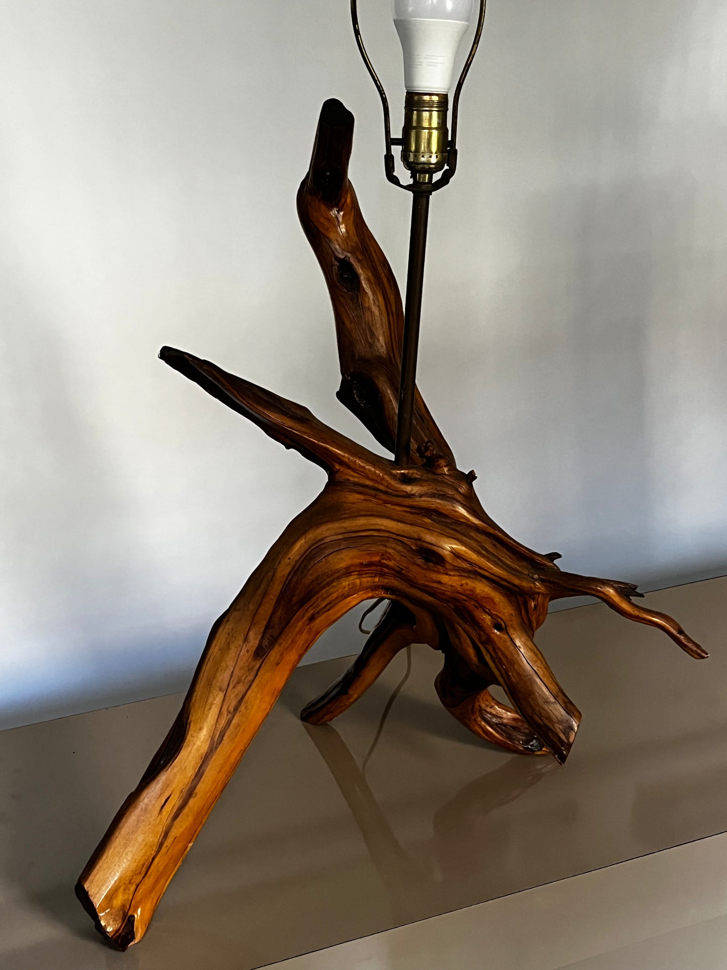 MCM Vintage Driftwood Lamp