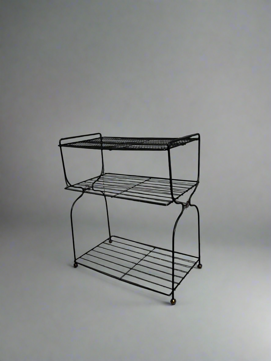 Black Metal LP Rack/ Plant Stand