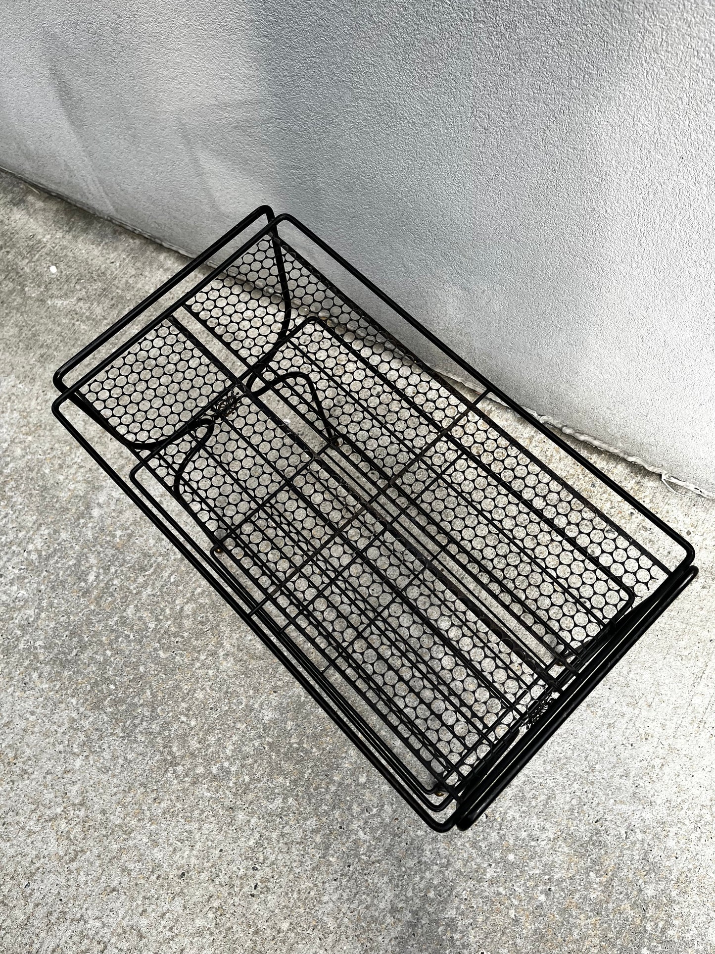 Black Metal LP Rack/ Plant Stand