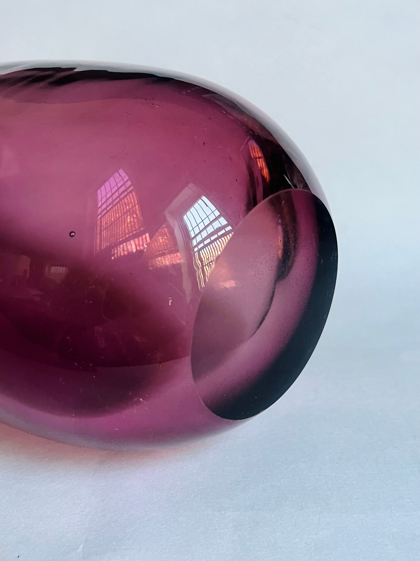 Amethyst Art Glass Vase