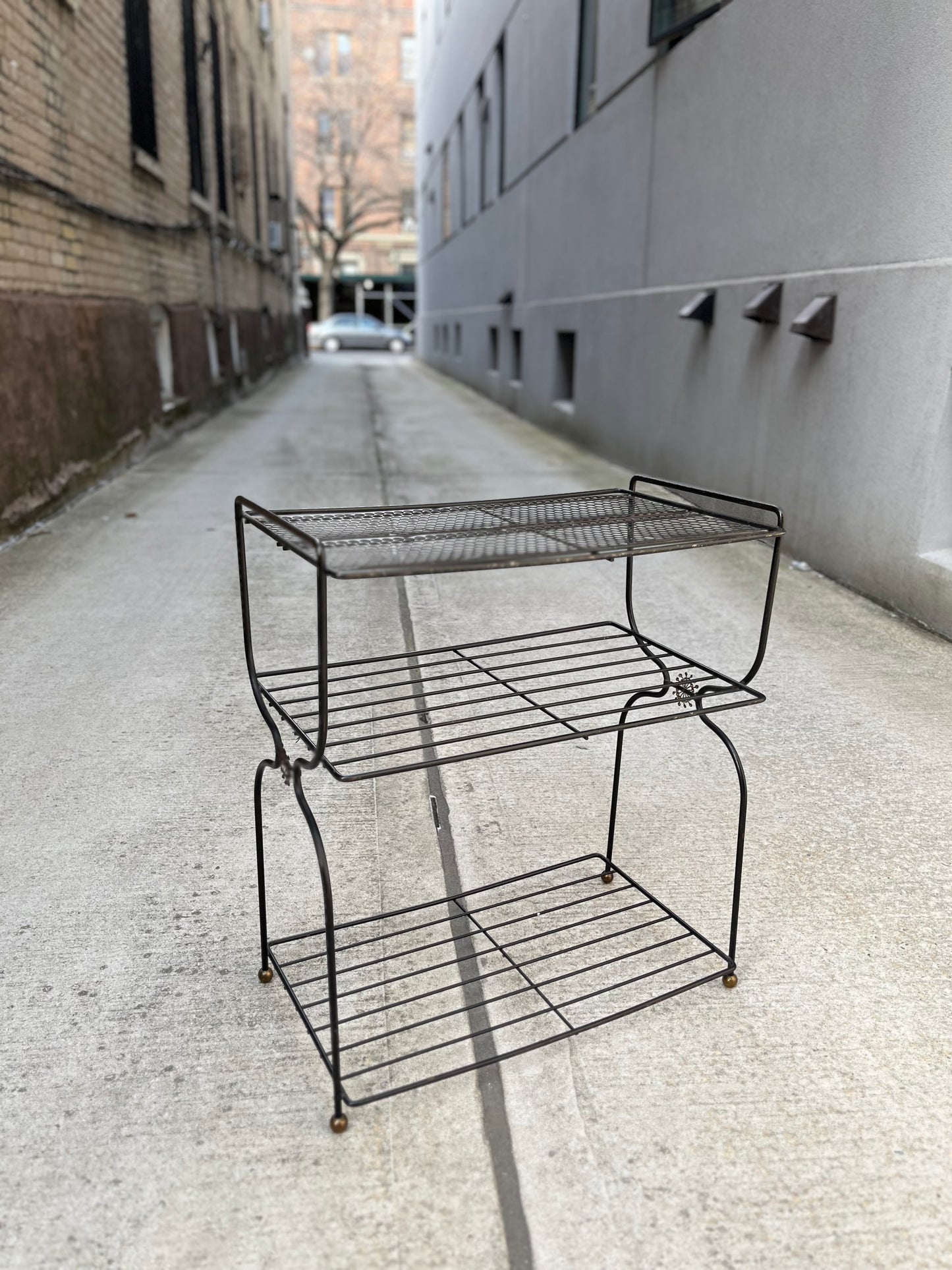Black Metal LP Rack/ Plant Stand