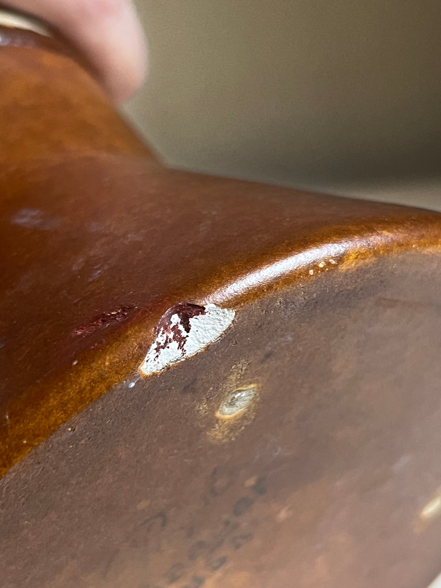 Royal Haeger Drip Glaze Pottery Vase | MCM Brown & Cream Ceramic | 11”