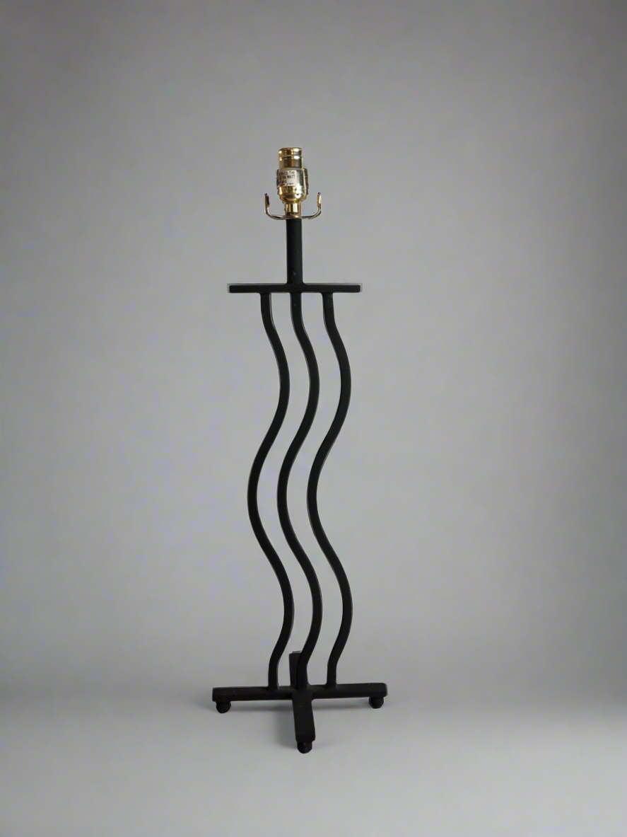 Postmodern Squiggle Table Lamp | Memphis Style Lighting