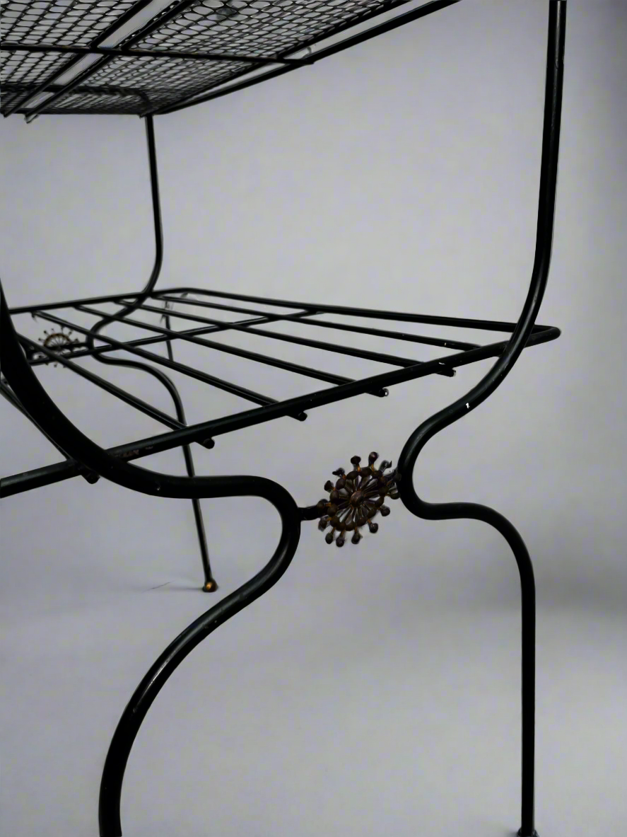 Black Metal LP Rack/ Plant Stand