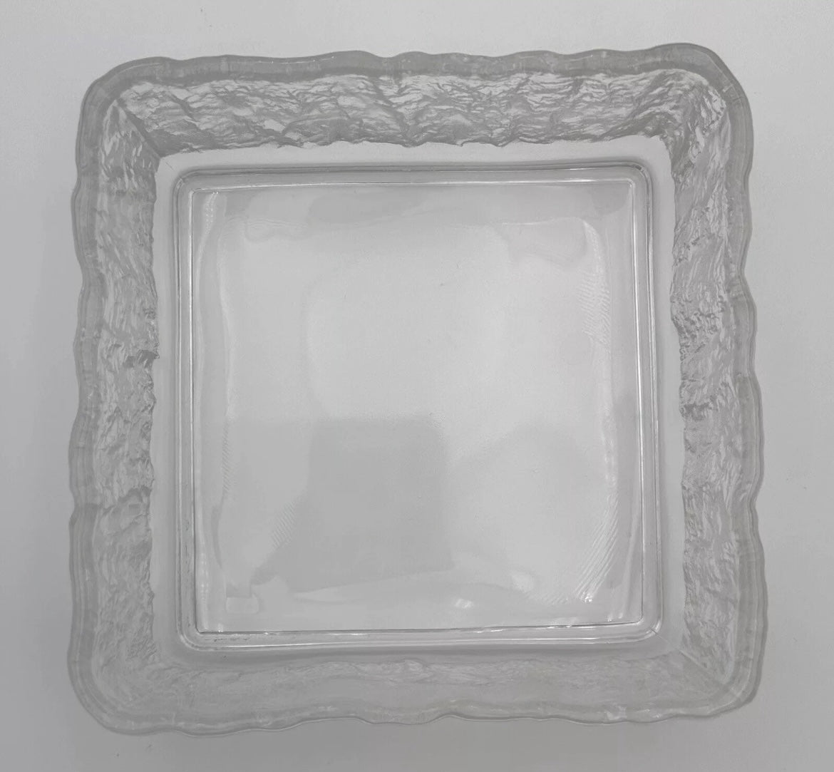 1970s Hoya Ice Bark Glacier Dish