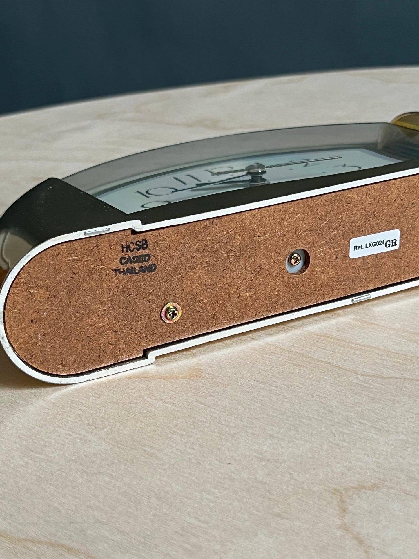 Gold Lorus Postmodern Mantel Clock