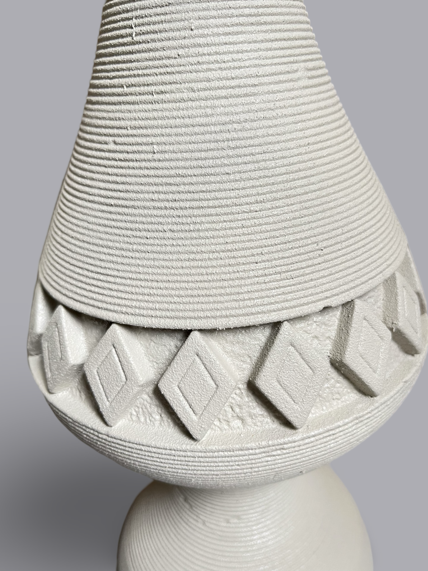 MCM Chalkware Lamps | Set of 2