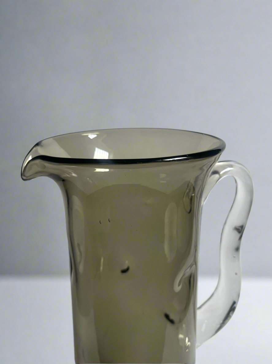 Empoli Smoked Glass Pitcher