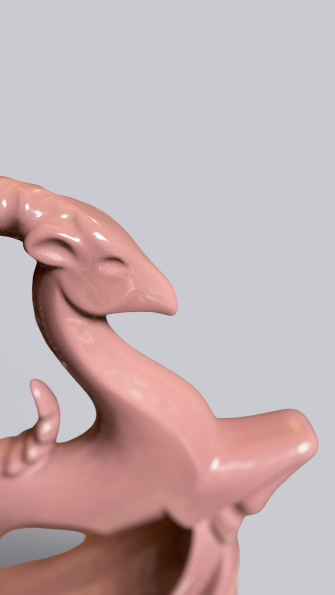 Haeger Mauve Antelope | Massive 1980s Ceramic Gazelle