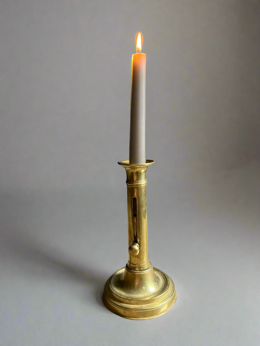 Antique Brass 'Raiser' Candlestick