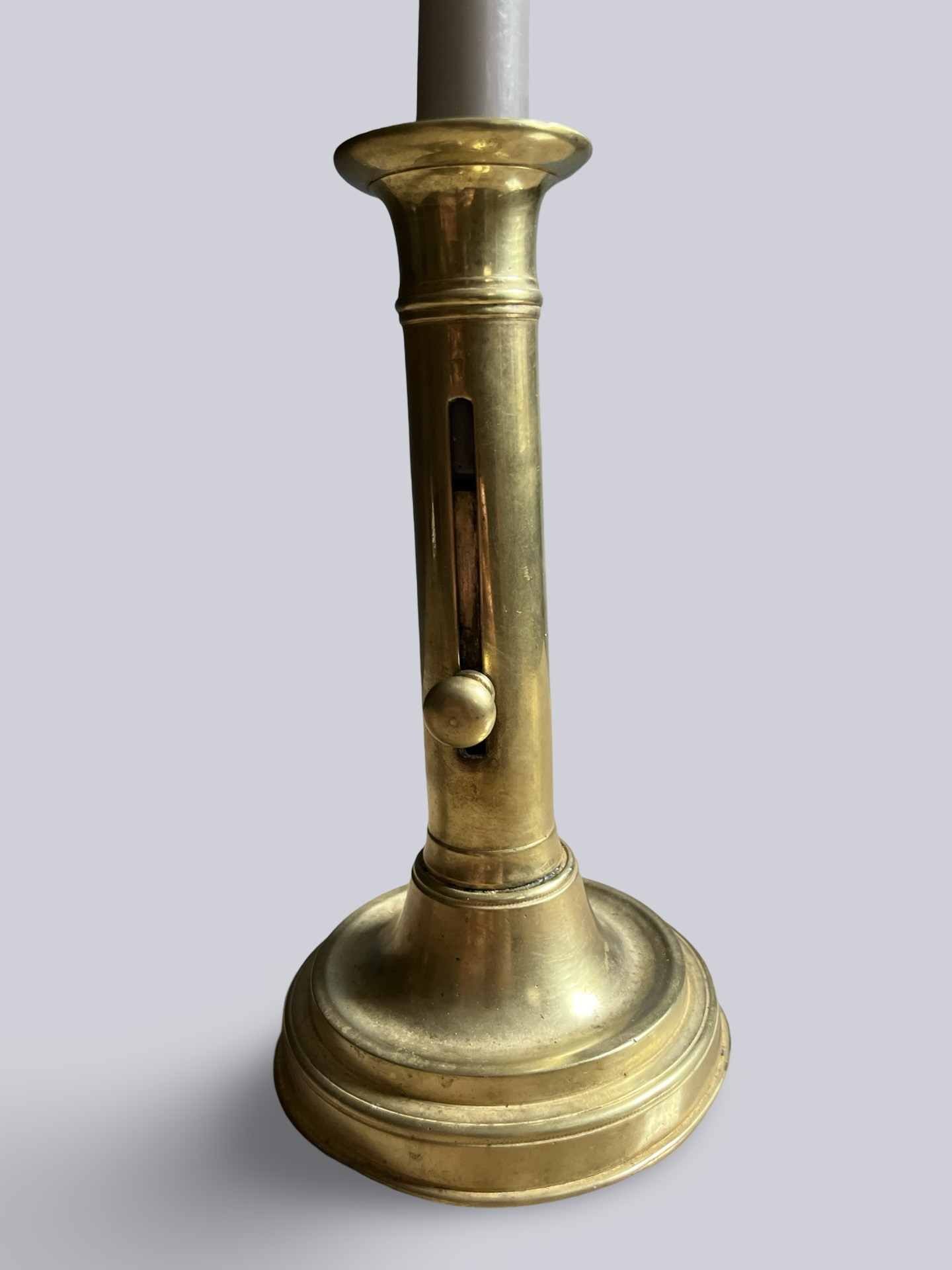 Antique Brass 'Raiser' Candlestick