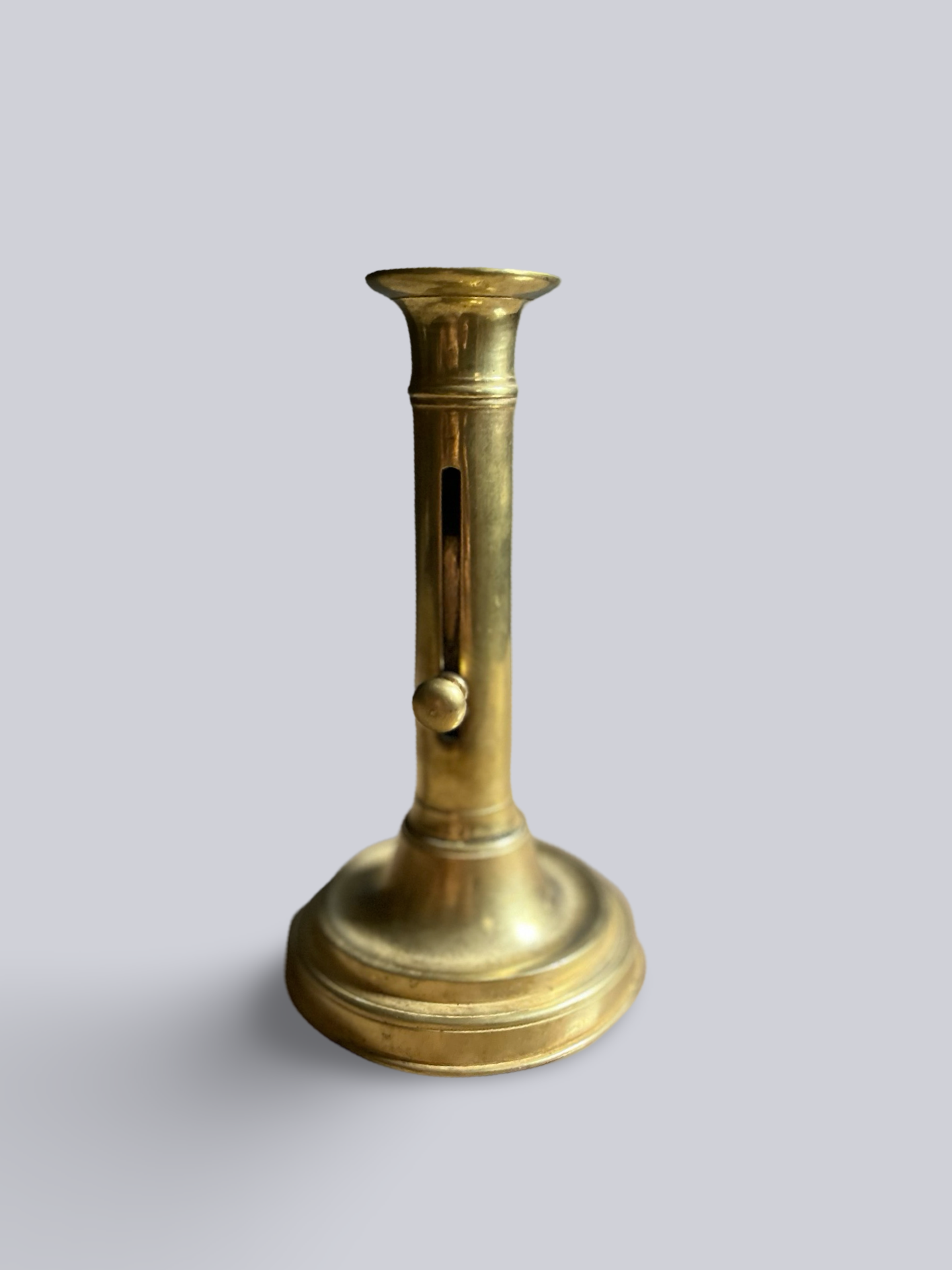 Antique Brass 'Raiser' Candlestick