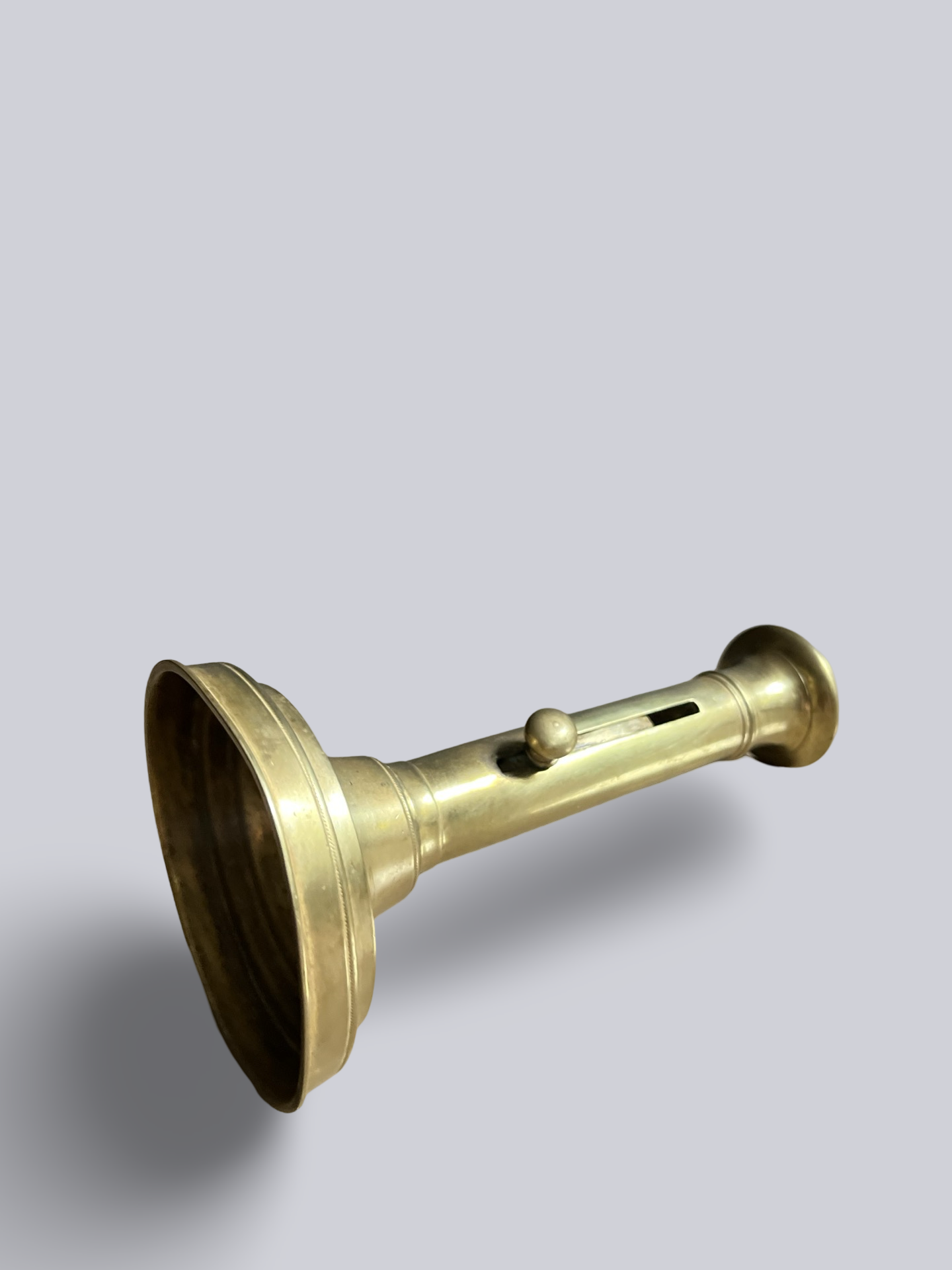 Antique Brass 'Raiser' Candlestick