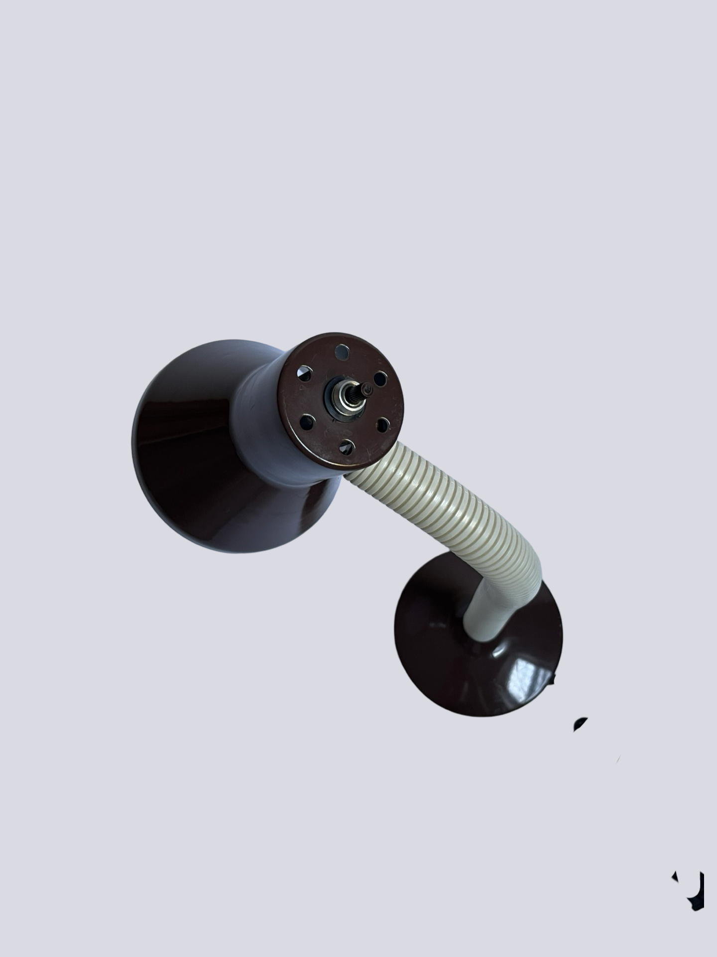 1980s Brown Gooseneck Lamp | MCM Revival Lighting