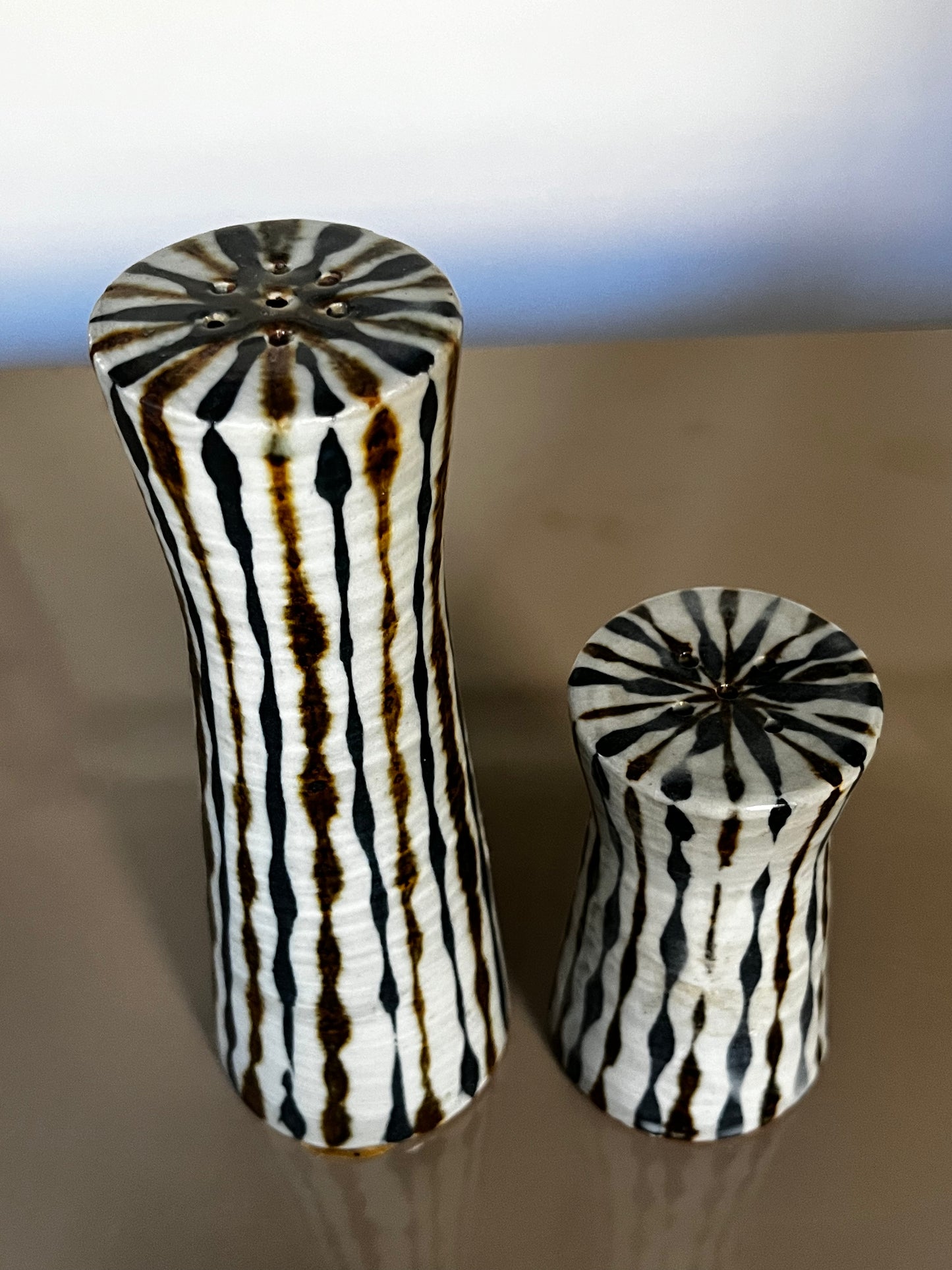 MCM Ceramic Salt & Pepper Shaker Set
