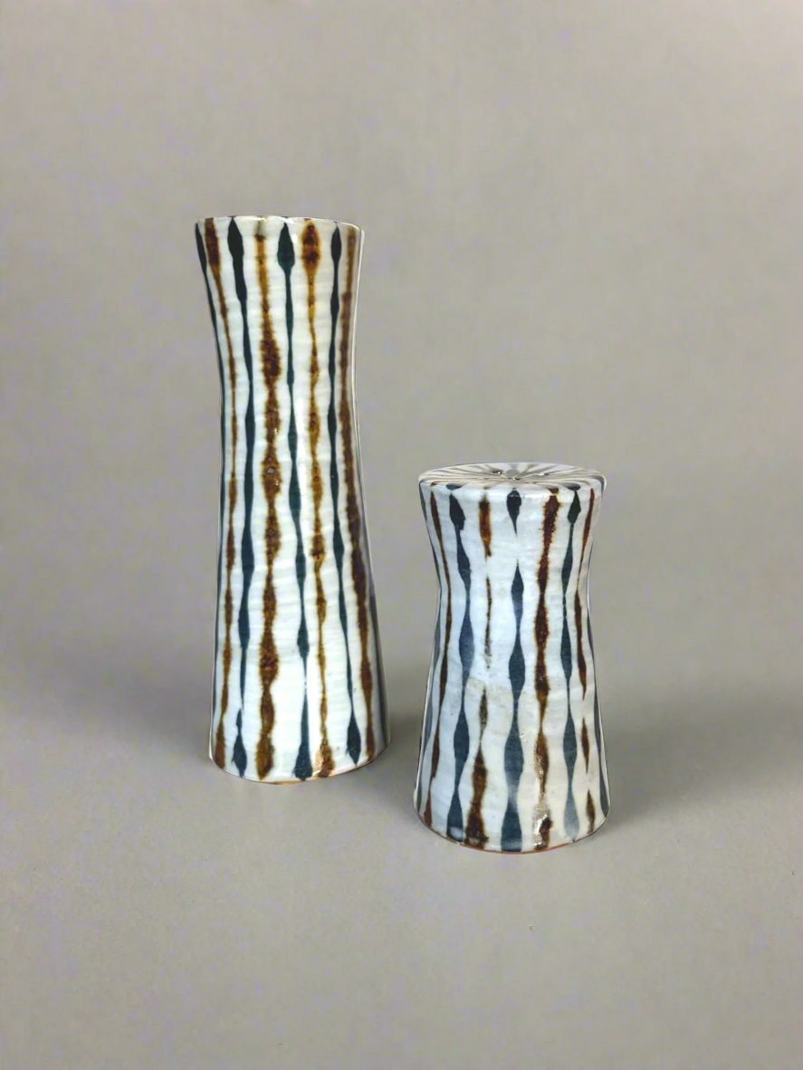 MCM Ceramic Salt & Pepper Shaker Set