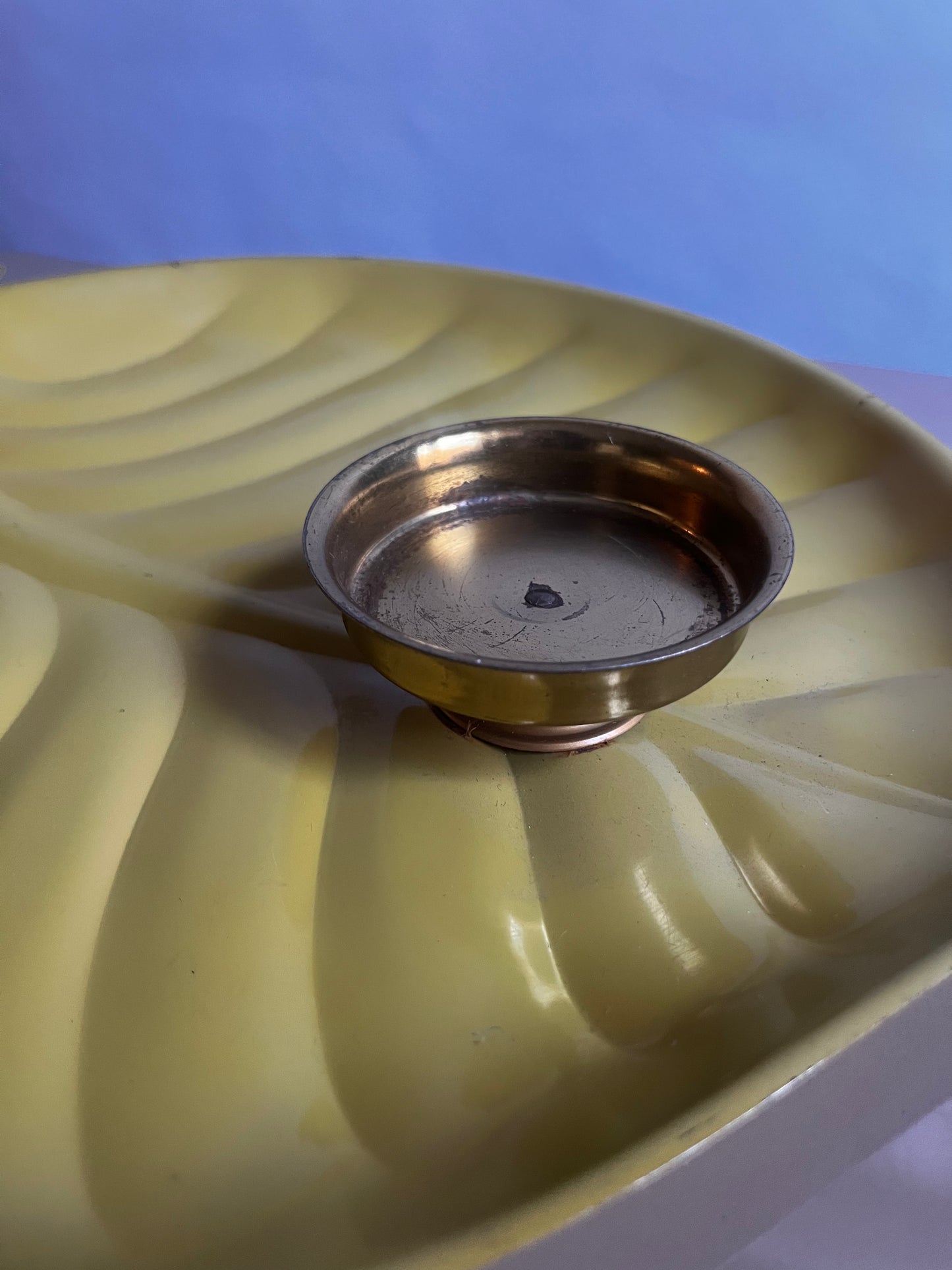 Metal Leaf Serving Tray
