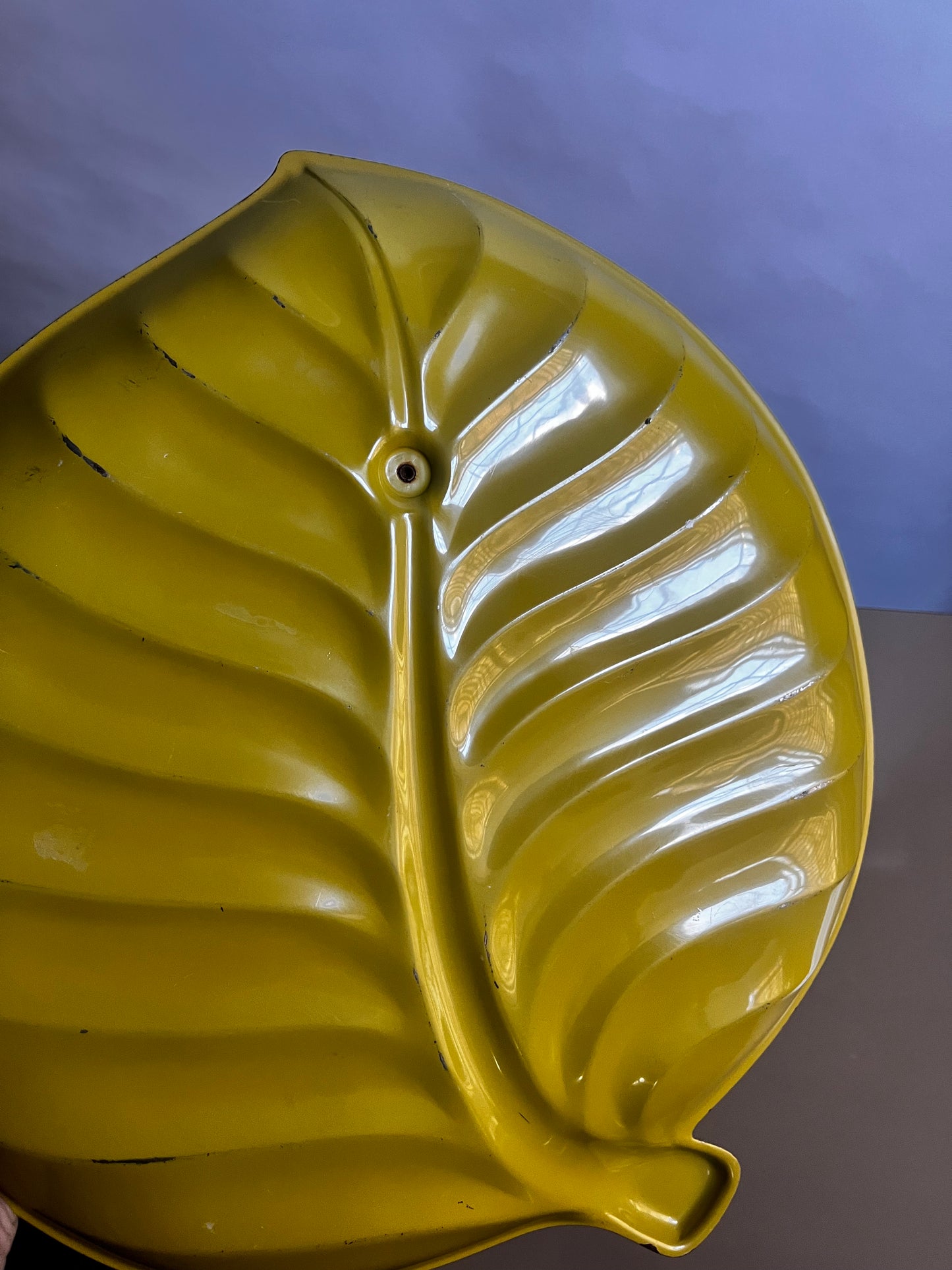 Metal Leaf Serving Tray