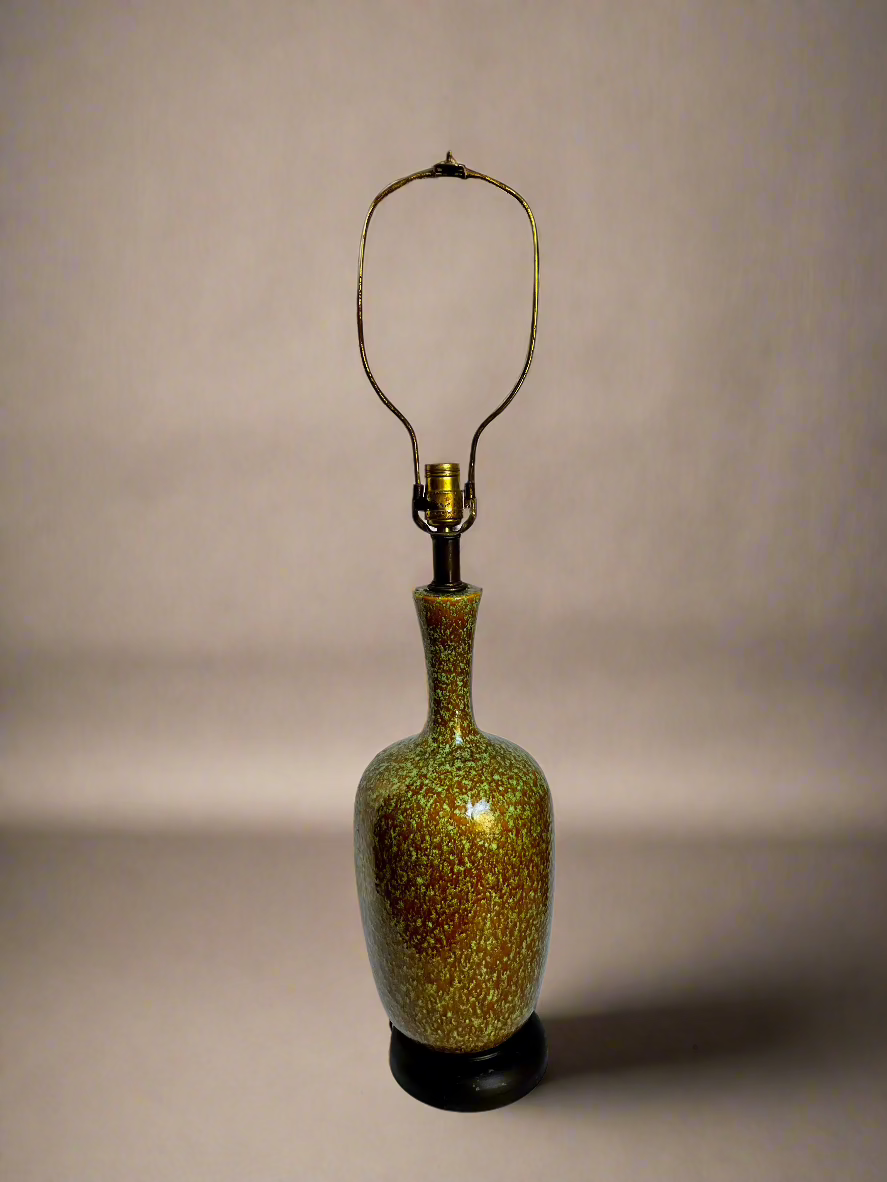 MCM Glazed Ceramic Table Lamp