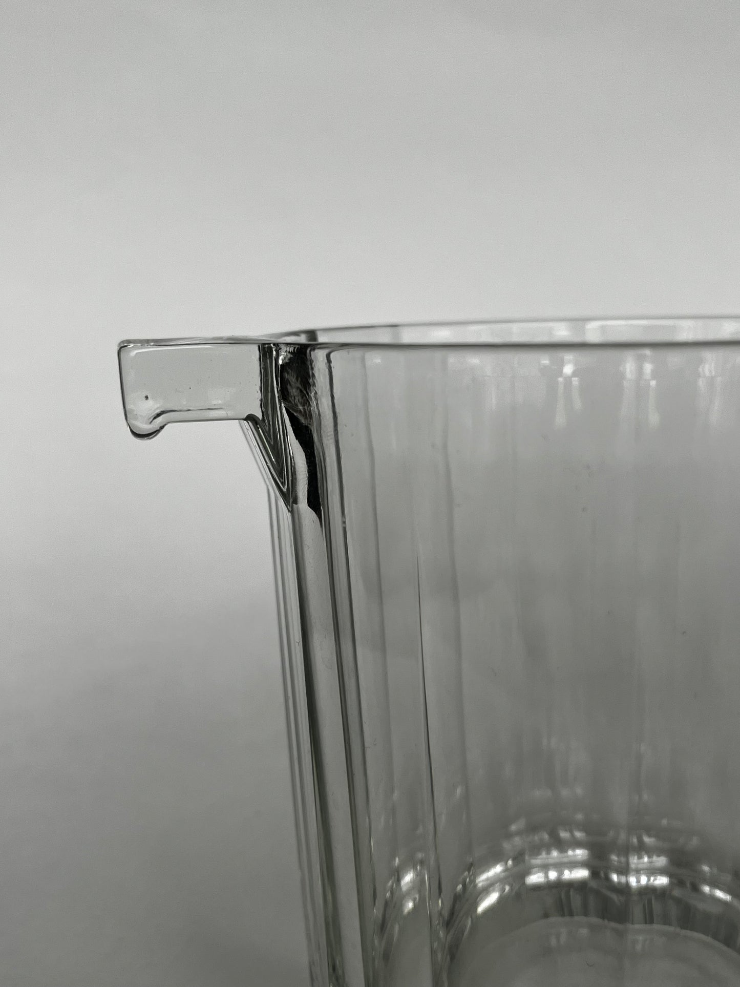 Modern Petite Glass Ice Bucket
