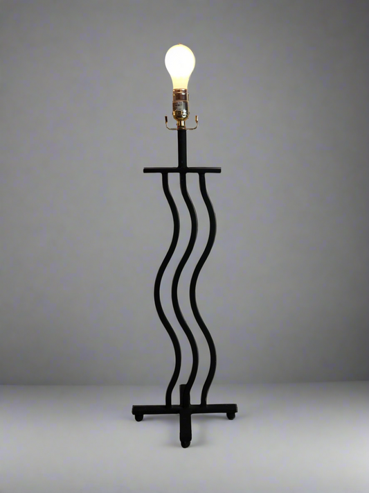 Postmodern Squiggle Table Lamp | Memphis Style Lighting