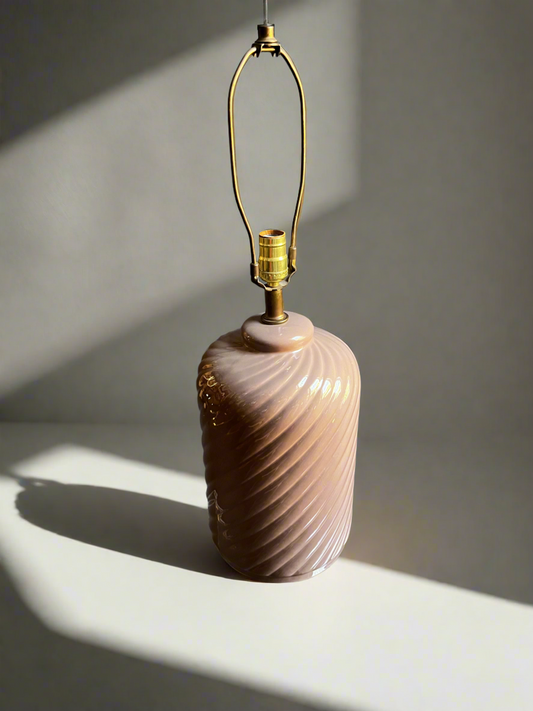 Postmodern Twisted Ceramic Table Lamp
