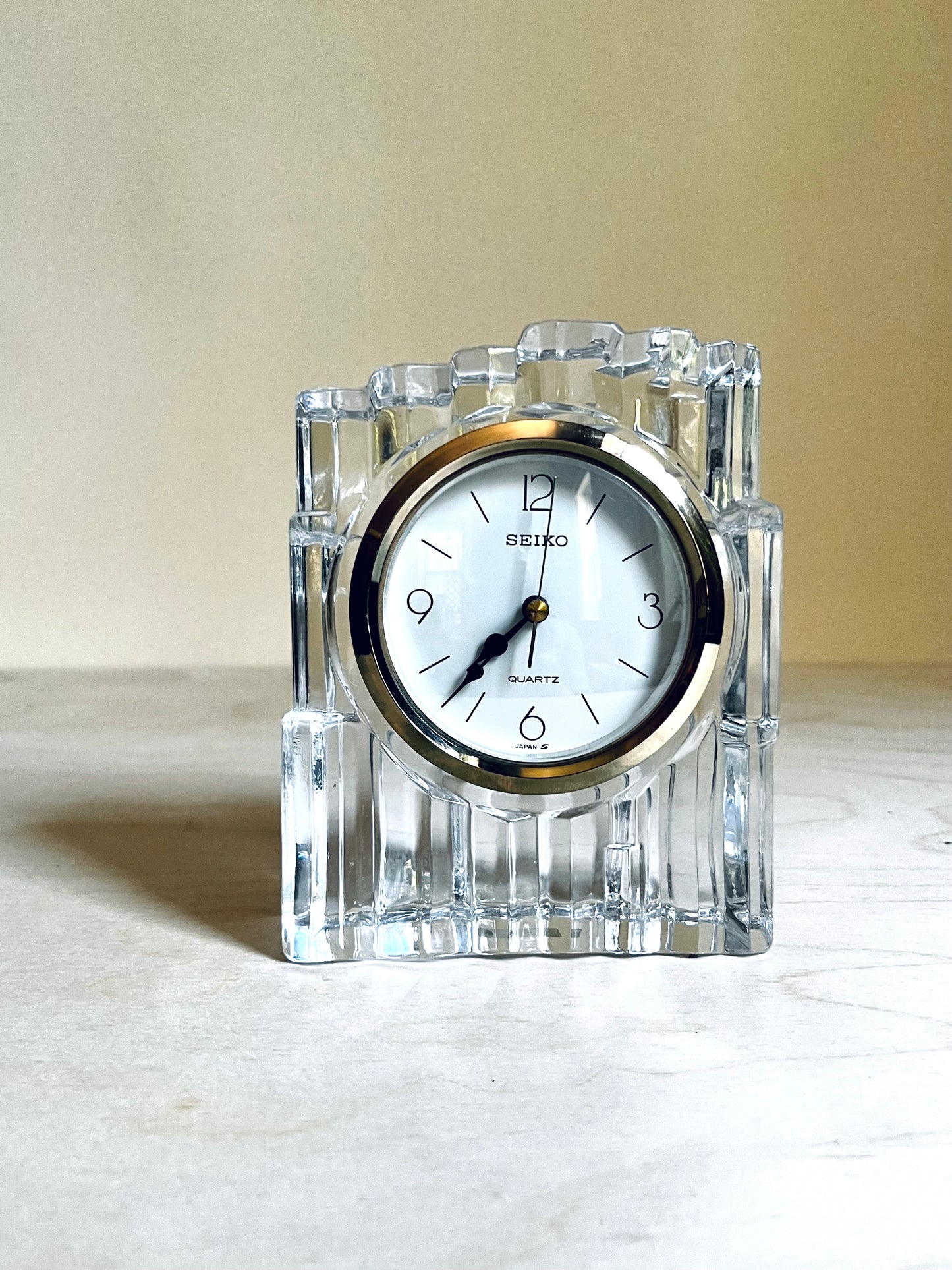 Seiko Crystal Desk Clock | Made in Japan