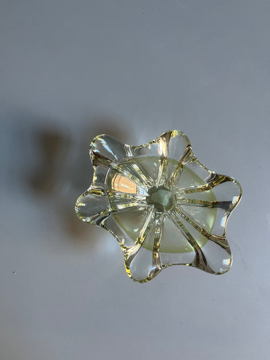 Sculptural Art Glass Bowl | Organic Amoeba Form| Mid Century Modern