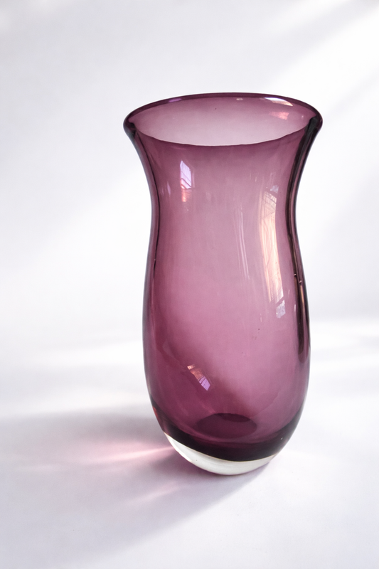 Amethyst Art Glass Vase