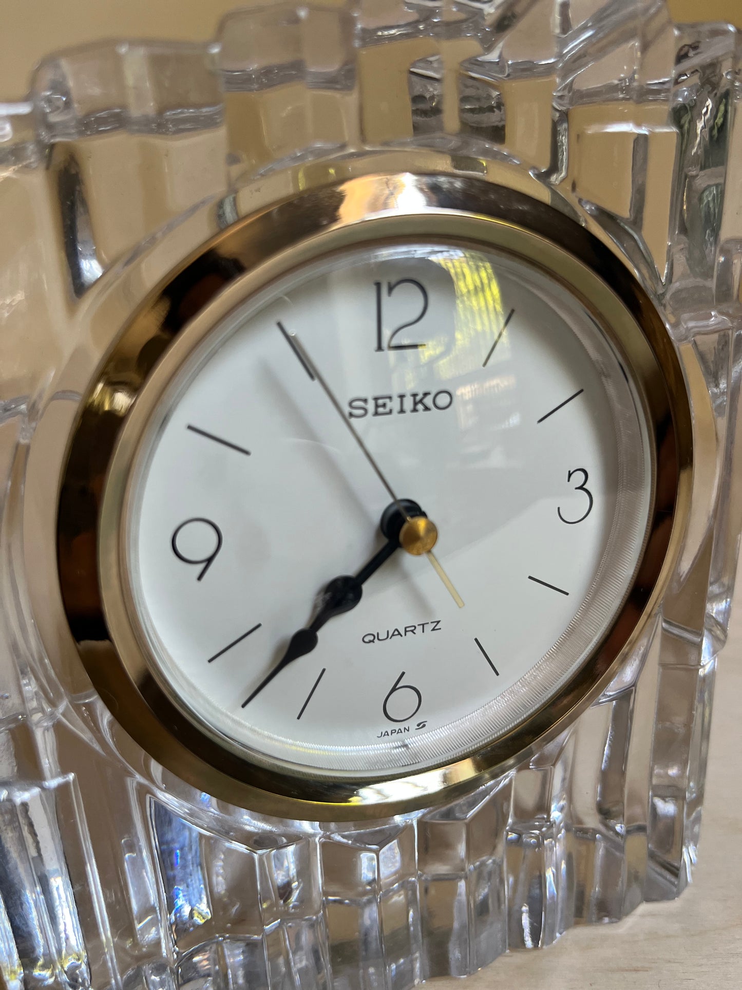 Seiko Crystal Desk Clock | Made in Japan