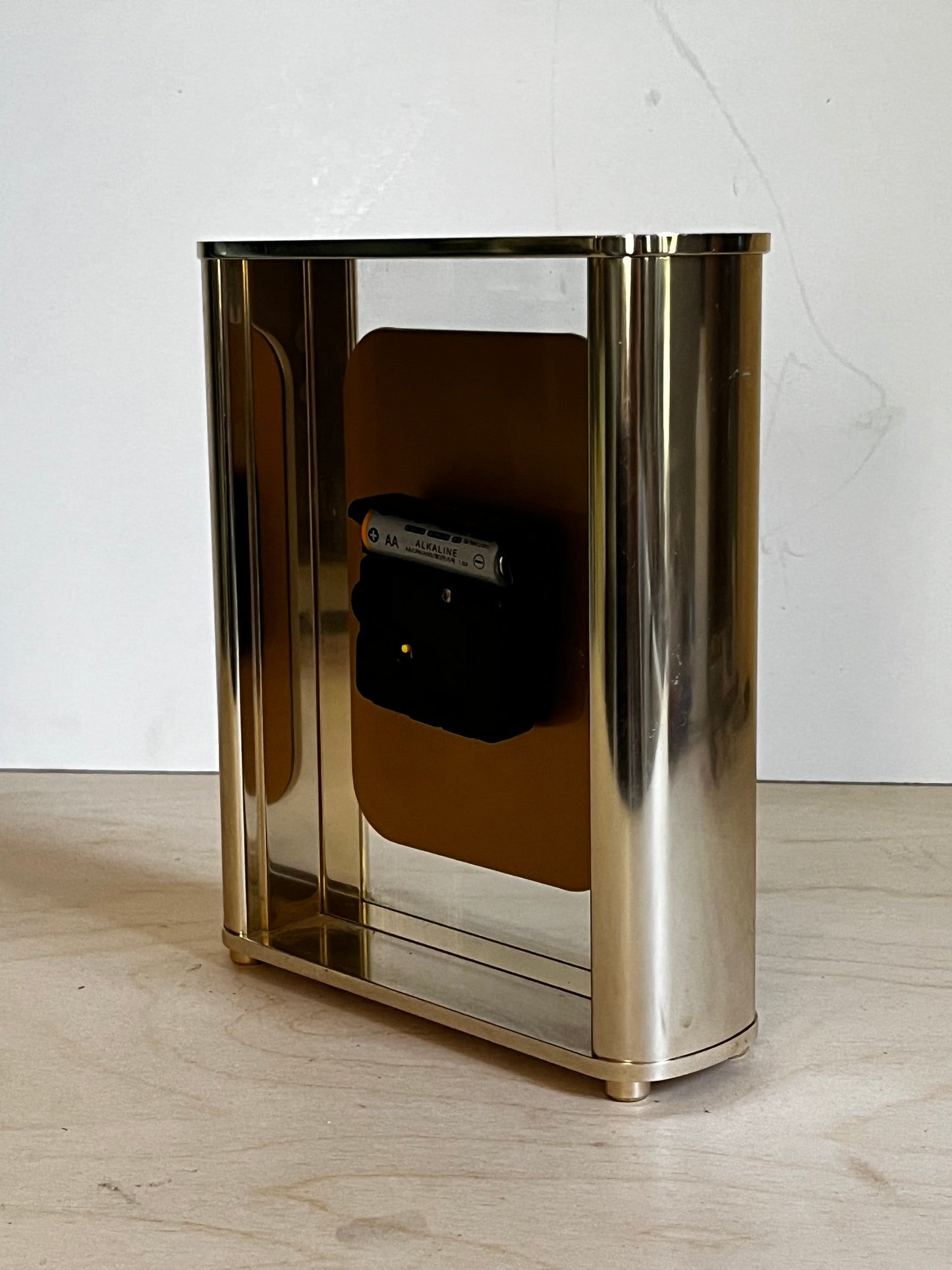 Bulova Art Deco Style Floating Desk Clock