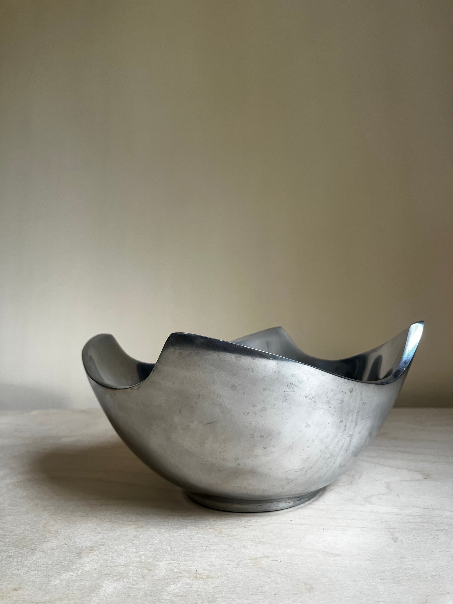Alloy Bowl 10.5” Sculptural Centerpiece