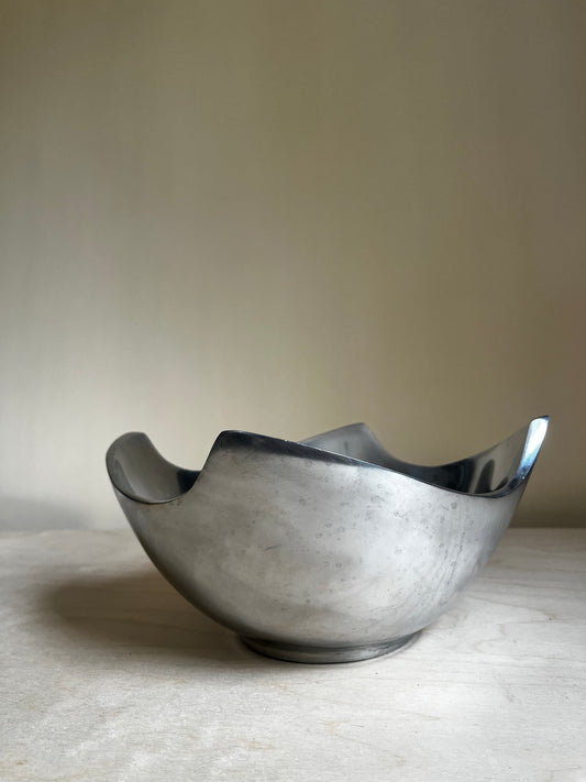 Alloy Bowl 10.5” Sculptural Centerpiece