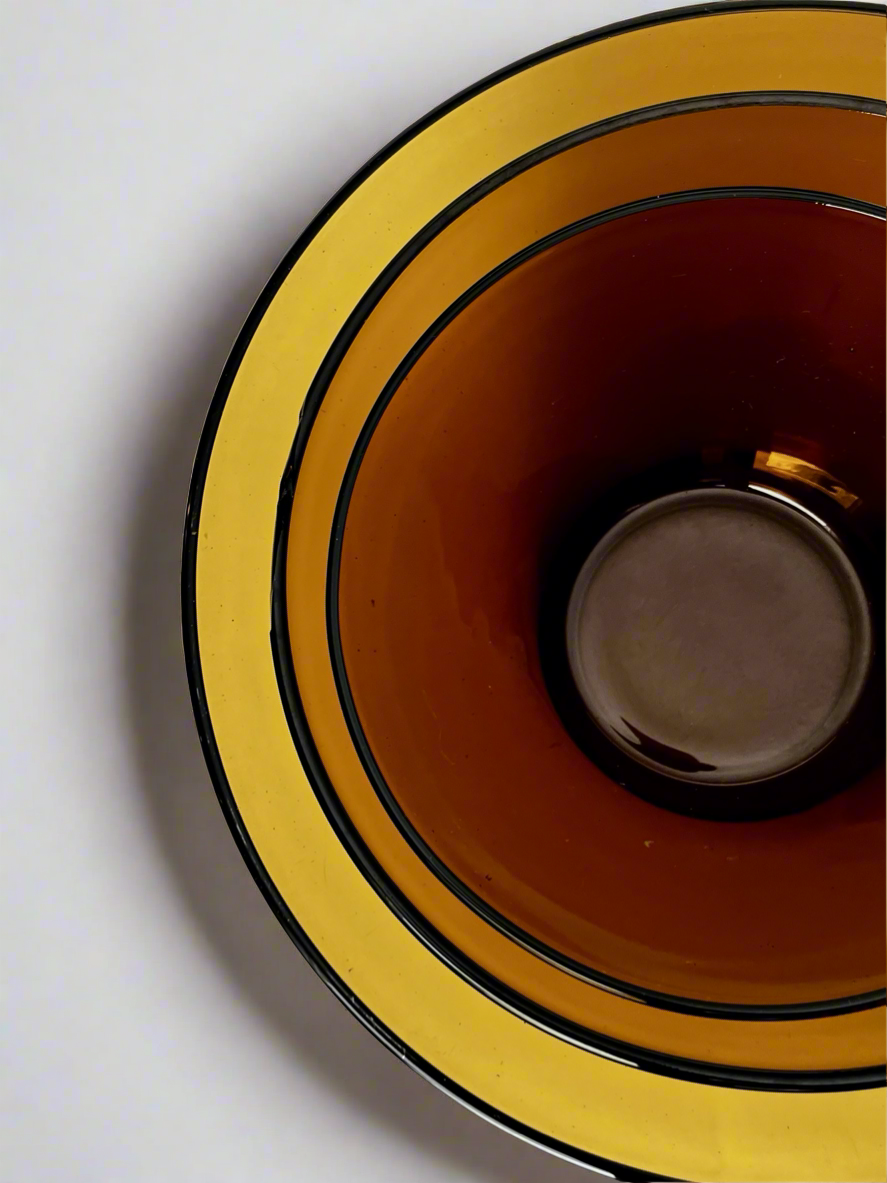 Amber Glass Nesting Bowls | Made in France by Arcopal
