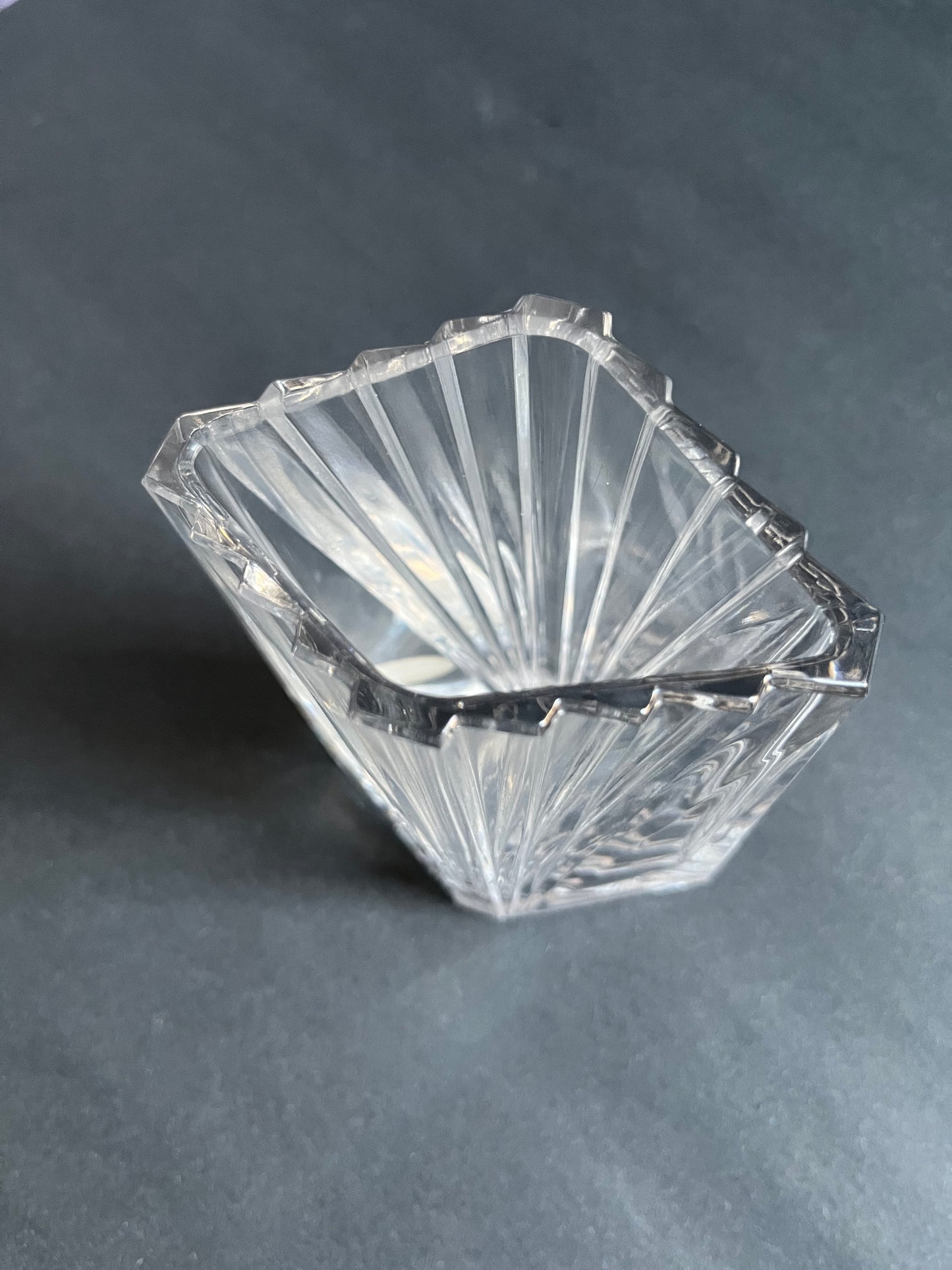 Deco Crystal Vase | Made in West Germany