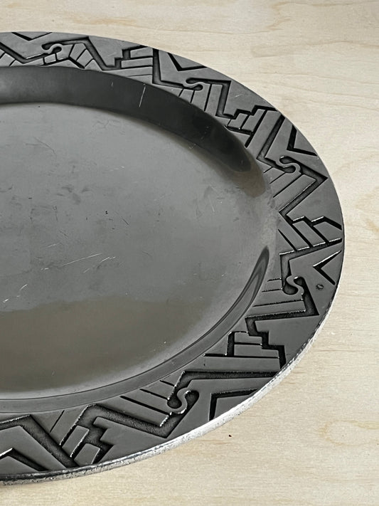 Wilton Armetale ‘Jazz’ Serving Platter | Modernist Metal Tray
