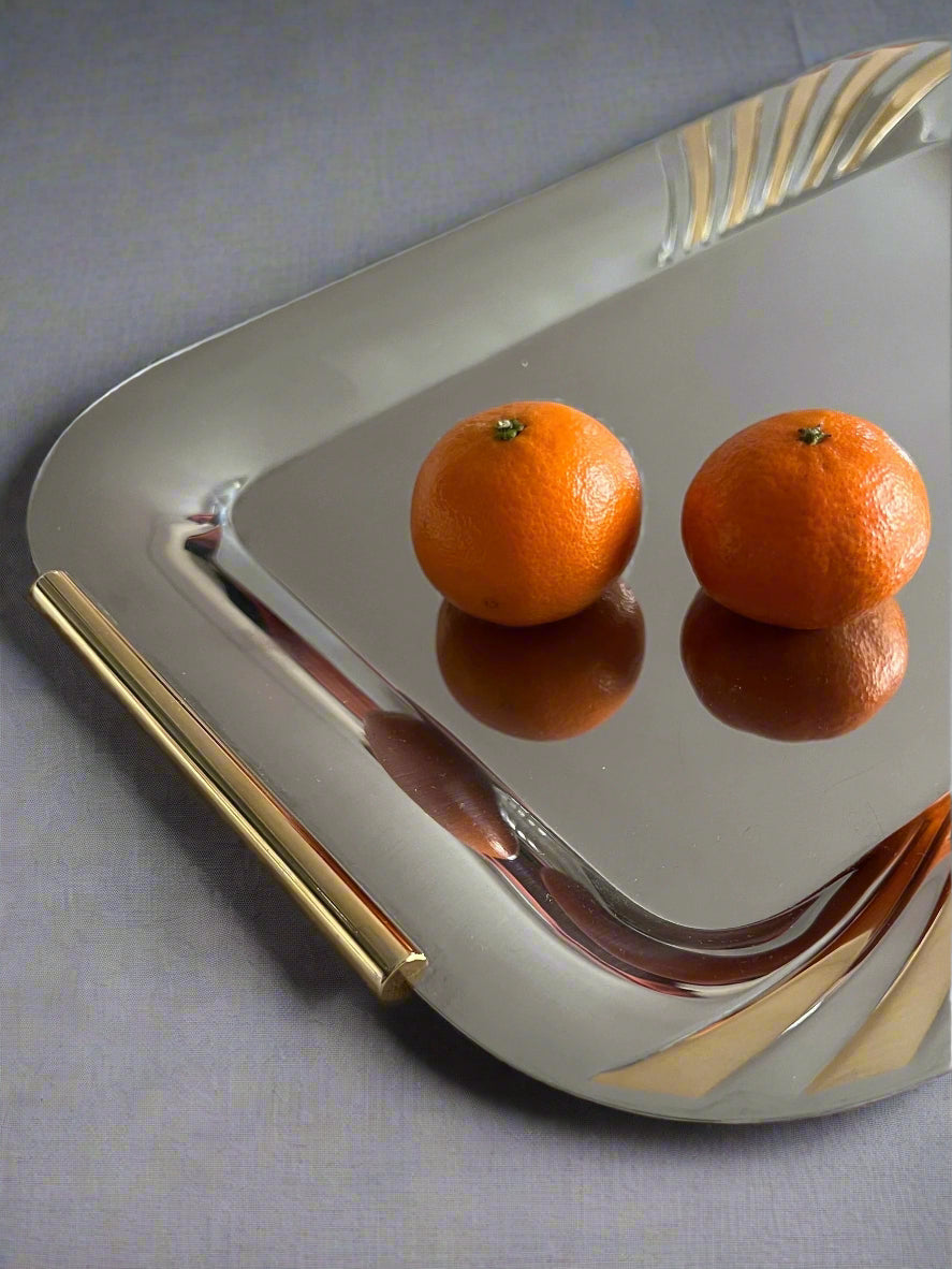 1980s Serving Tray | by Inoxbeck, Made in Italy