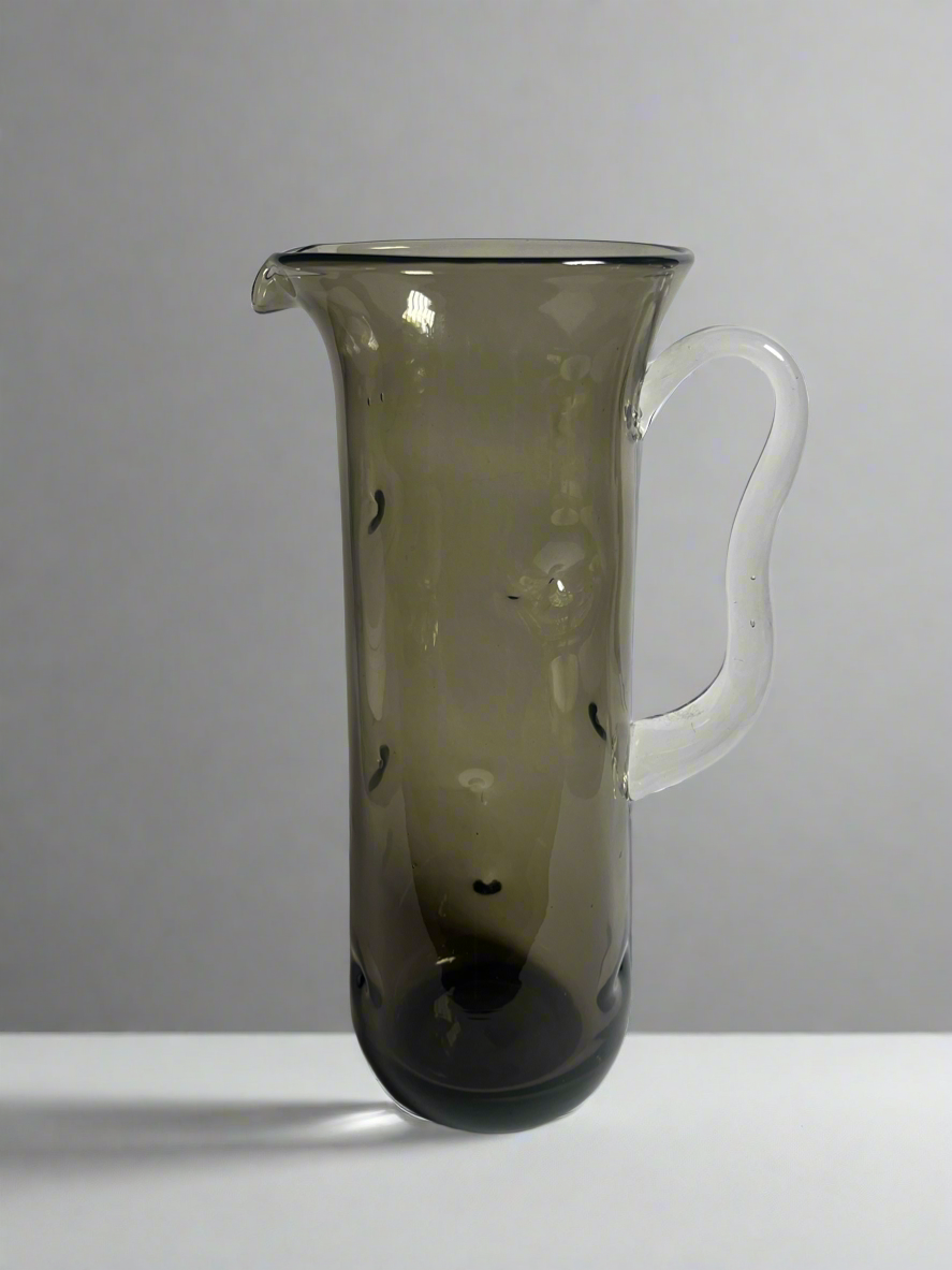 Empoli Smoked Glass Pitcher