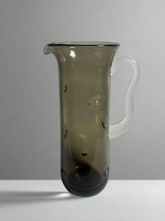 Empoli Smoked Glass Pitcher