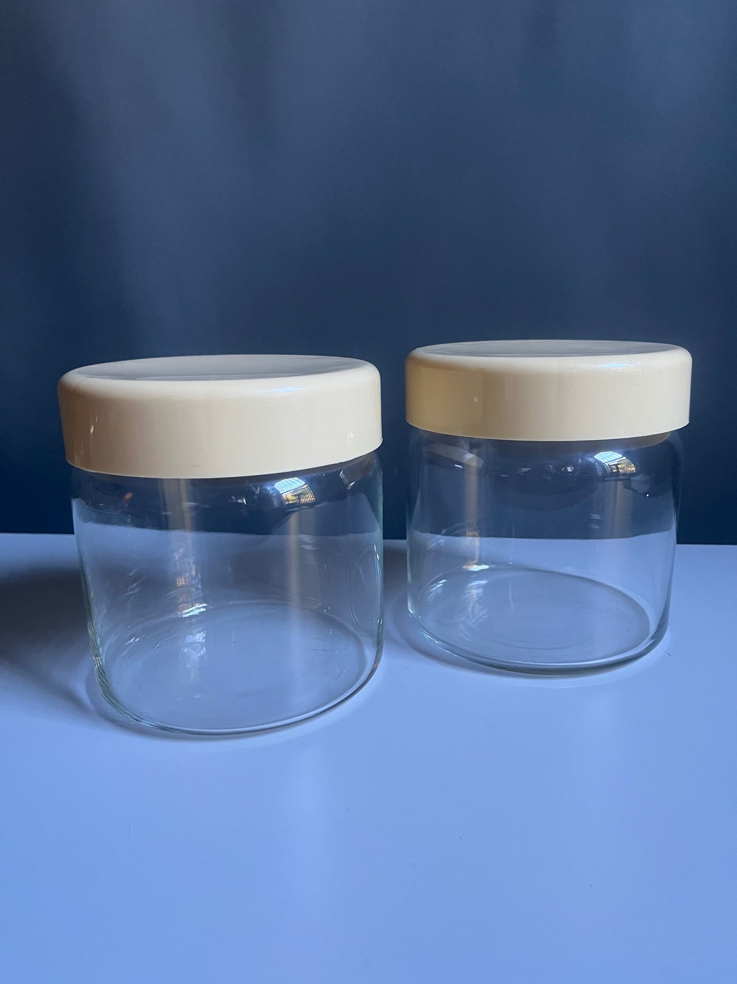 Glass Storage Jars - Heller Style | Set of 2