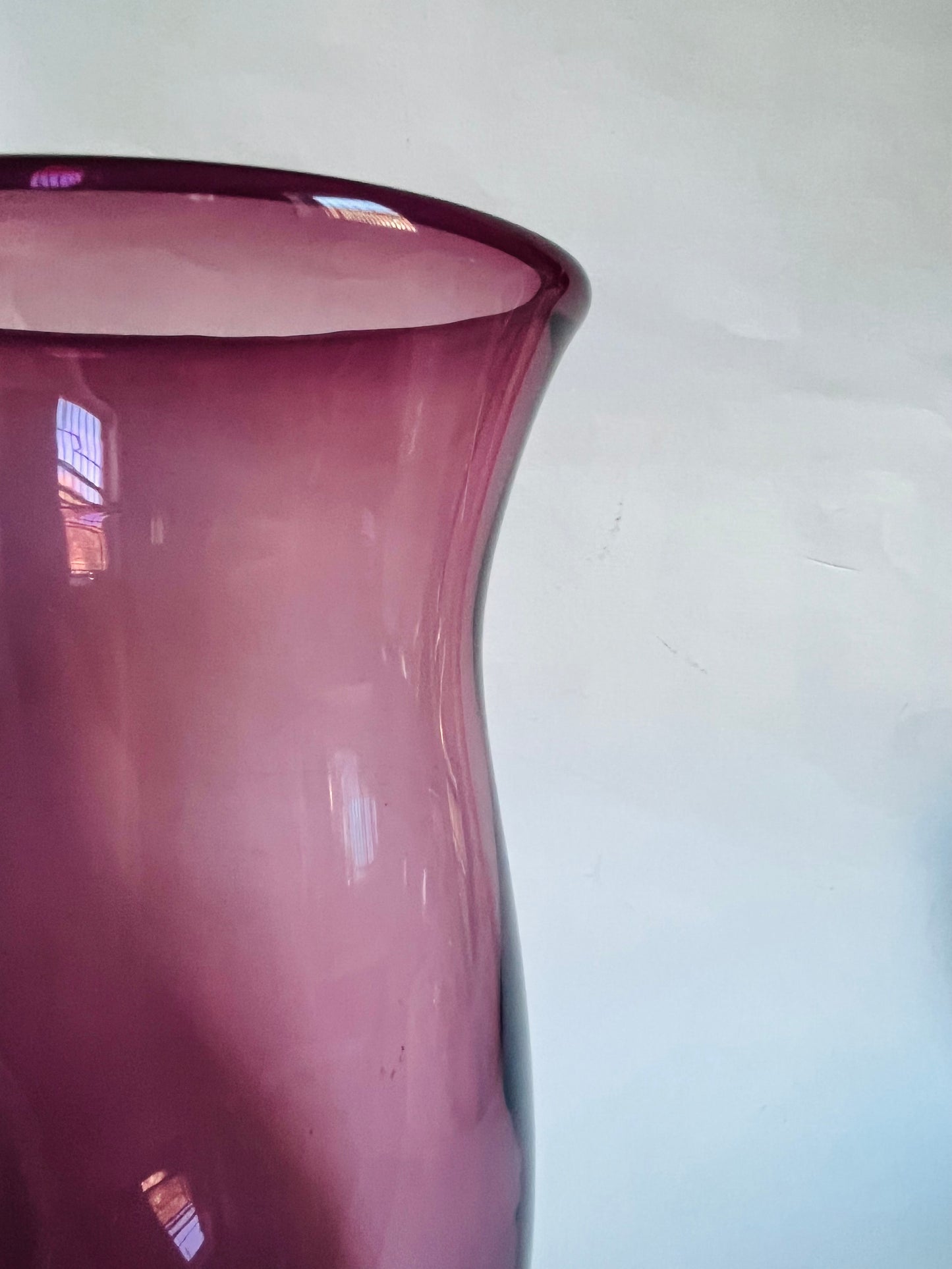 Amethyst Art Glass Vase