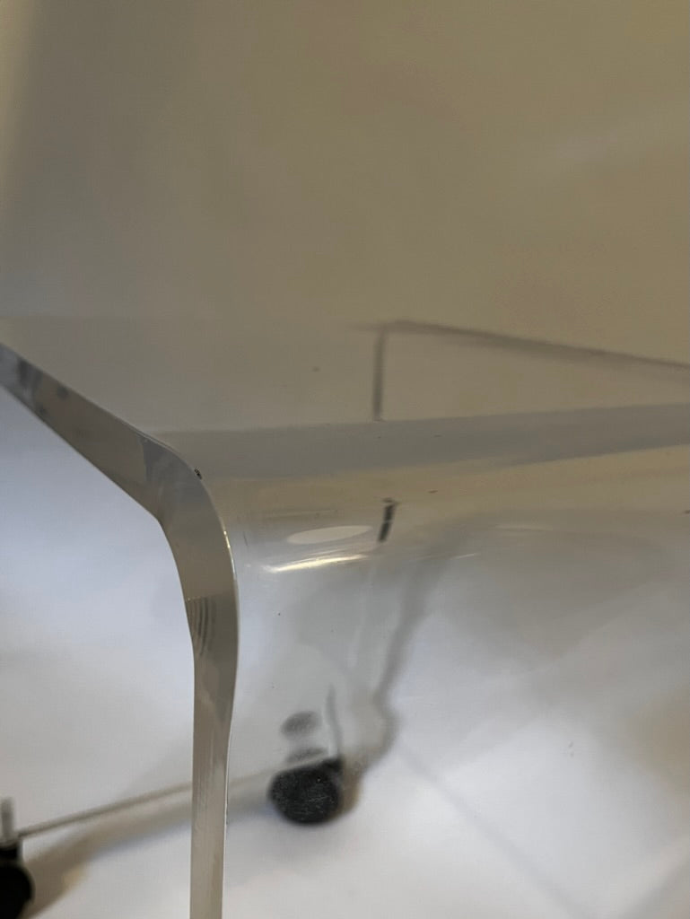 Mid Century Modern Lucite Vanity Stool