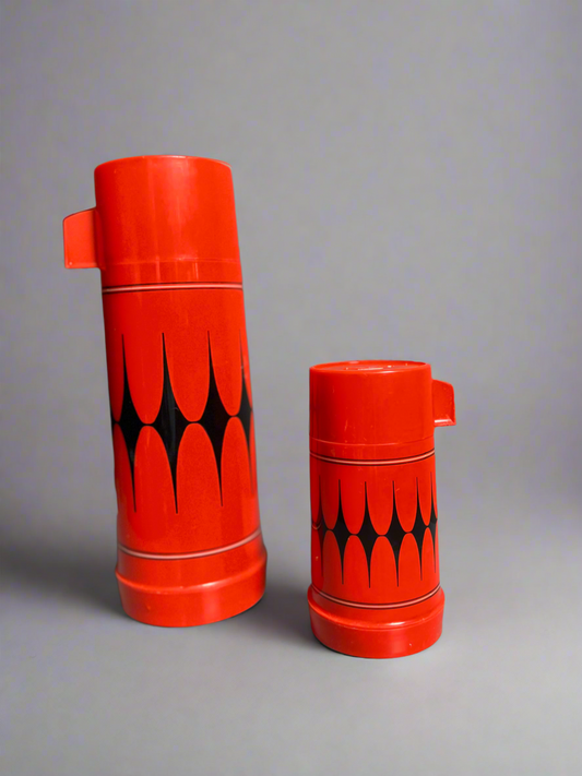 Aladdin Red & Black Thermos Set