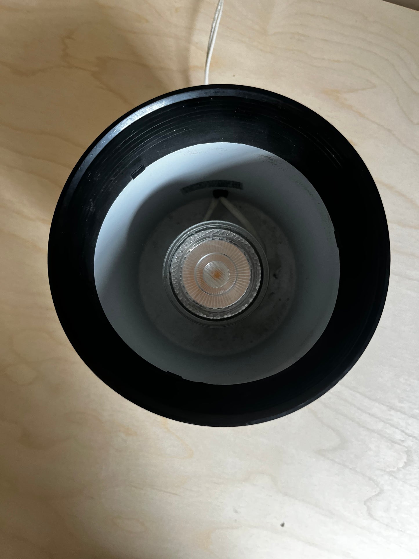 White Canister Uplight | Minimalist Accent Lamp