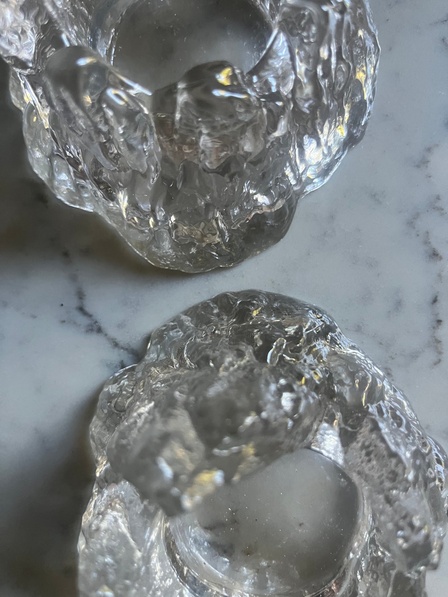 1970s Brutalist Candle Holders – Pair
