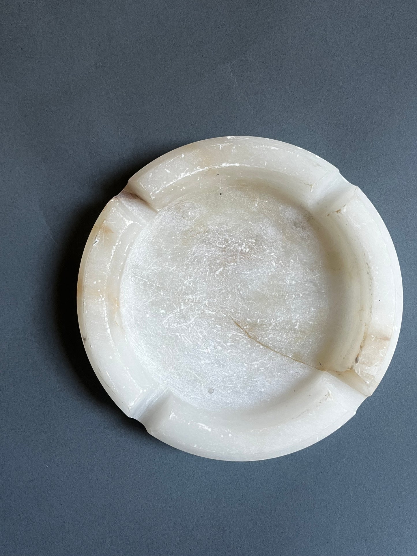 Alabaster Ashtray | Natural Stone Catchall