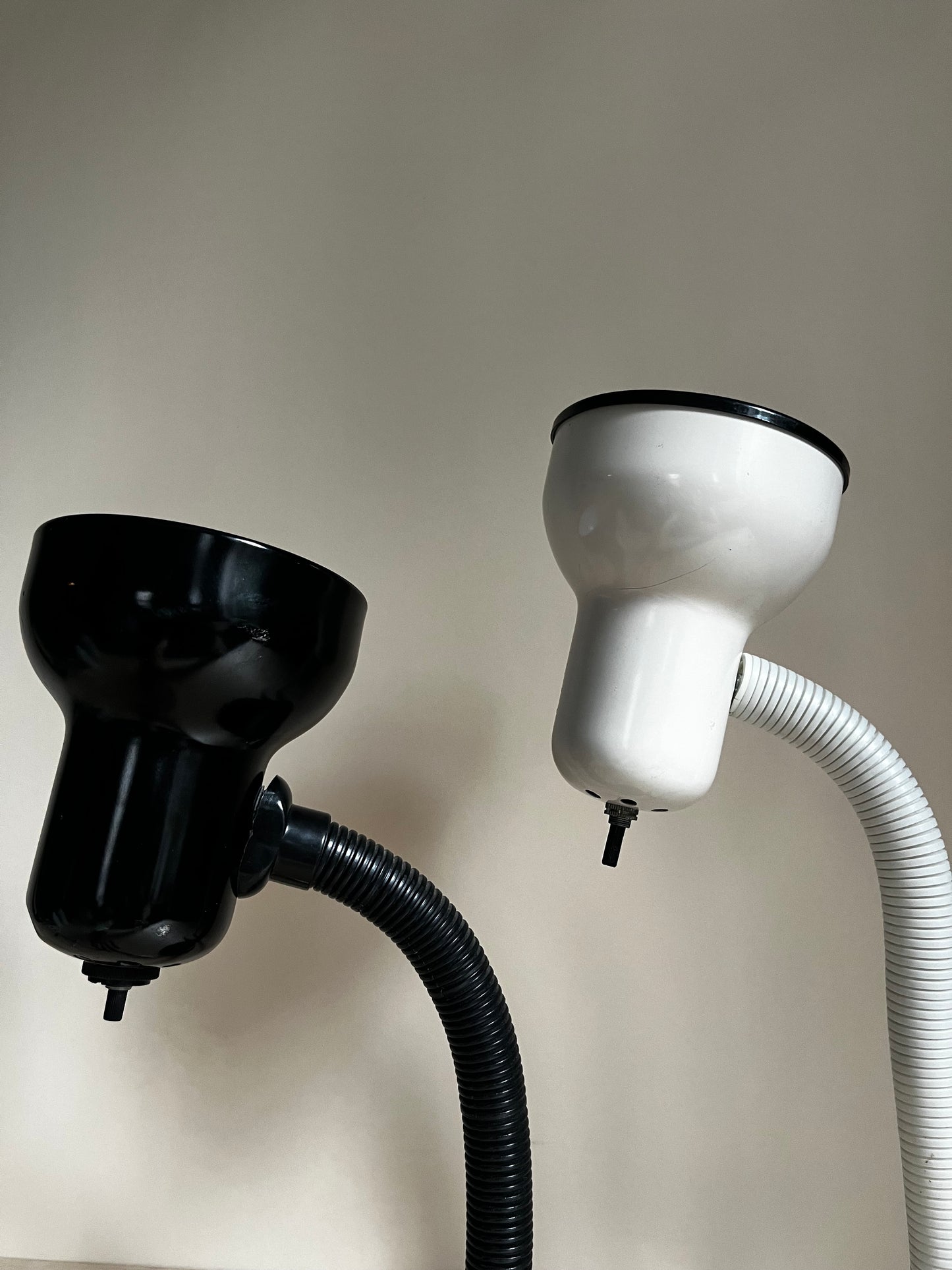 1980s Off White Gooseneck Lamp | MCM Revival Lighting