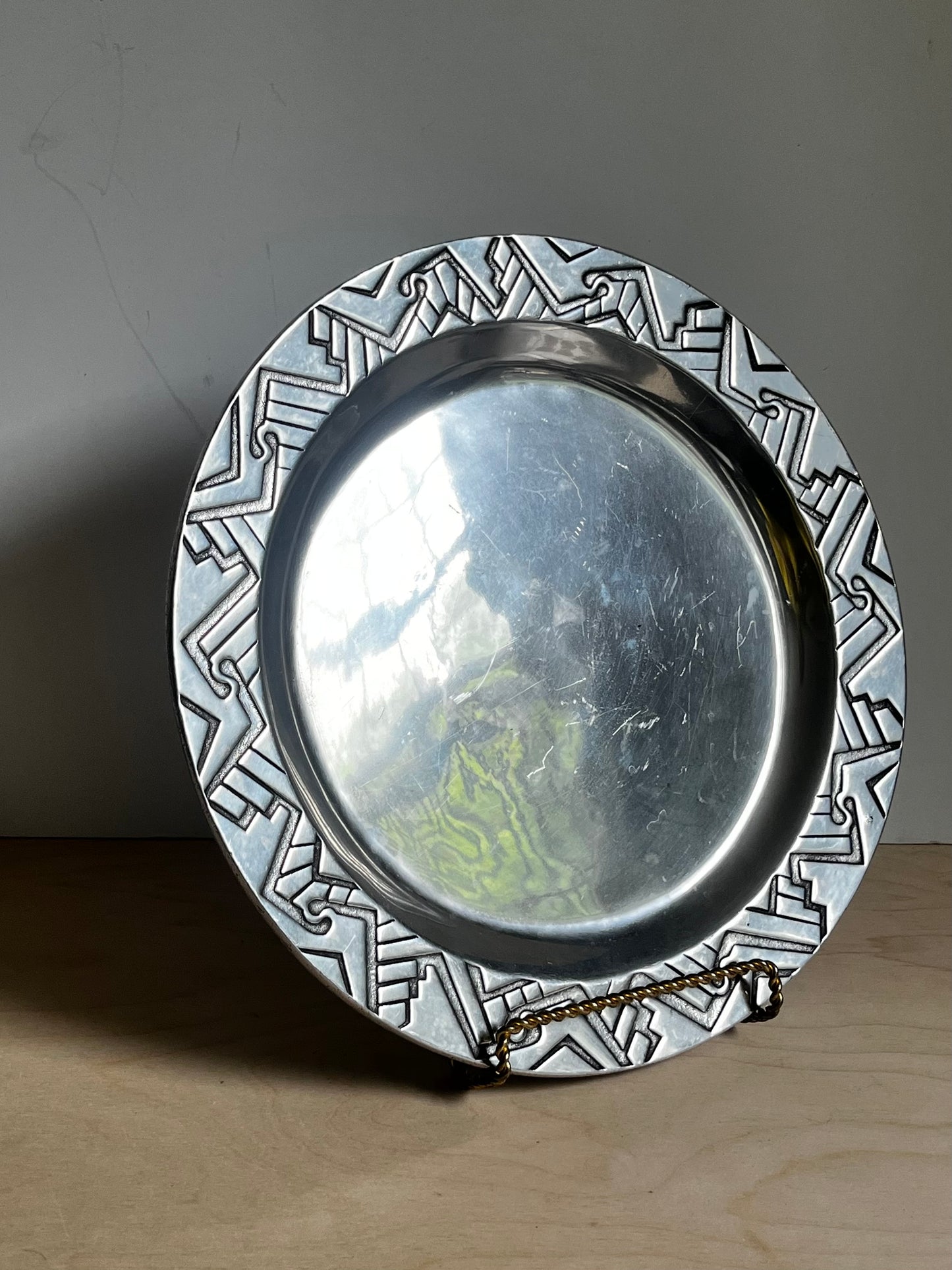 Wilton Armetale ‘Jazz’ Serving Platter | Modernist Metal Tray