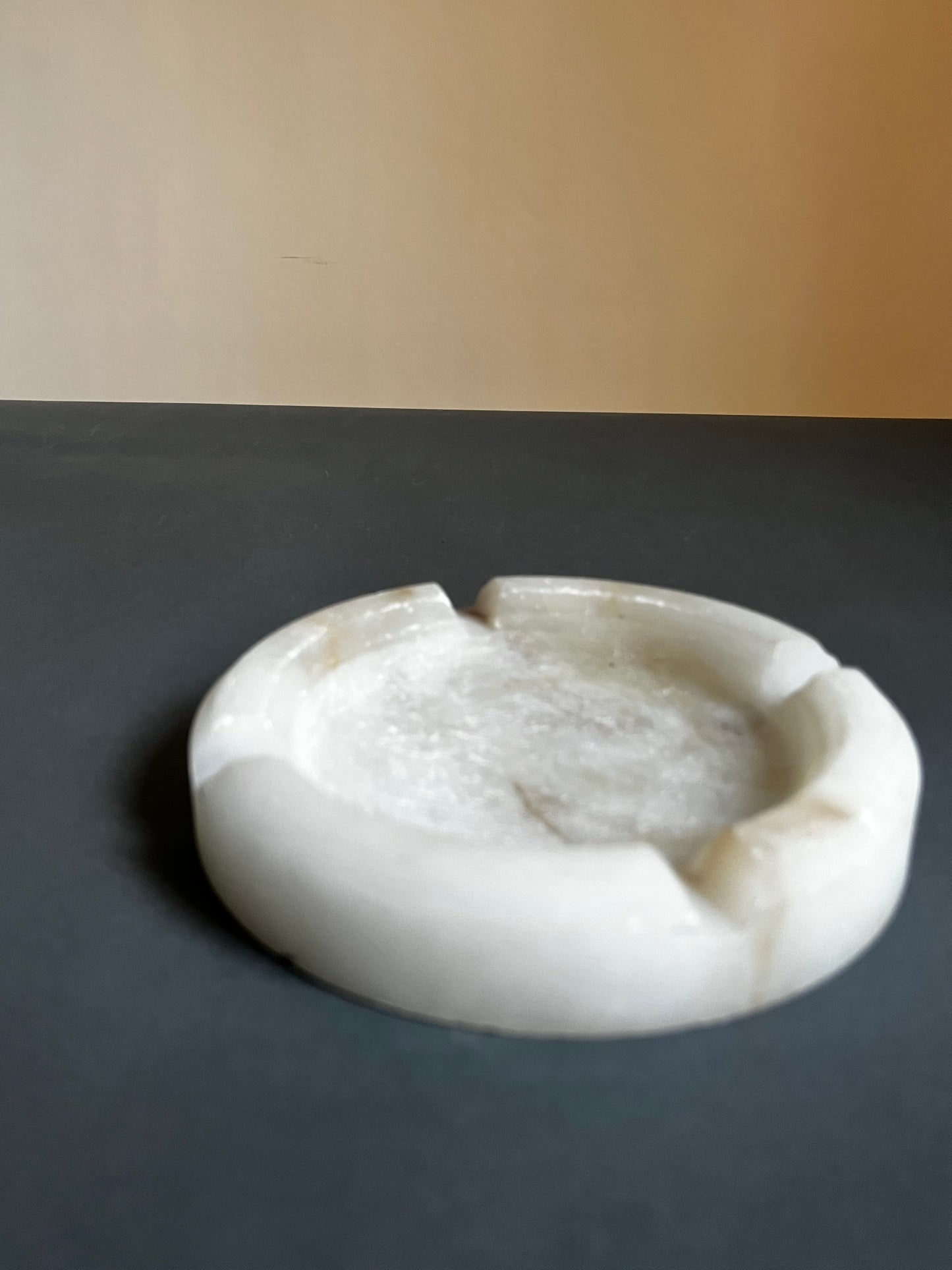 Alabaster Ashtray | Natural Stone Catchall